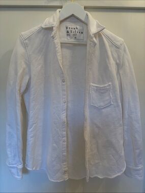 Frank & Eileen “Eileen” Triple Fleece Button Down Shirt, XS